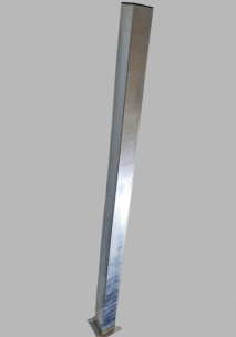 Stĺpik ZN s platničkou 100x100x2000mm